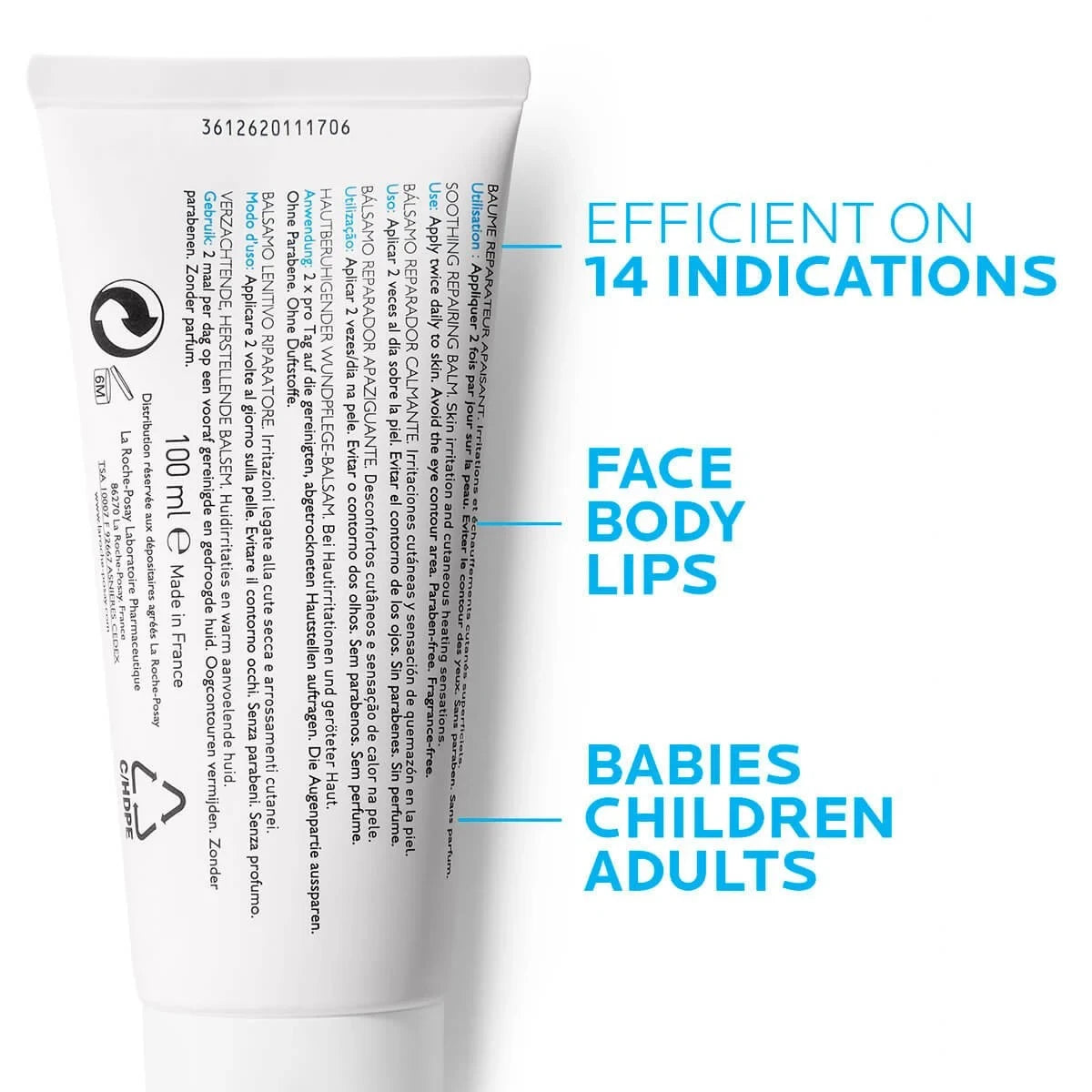 كريك مرمم مهدئ يساعد على إصلاح وترميم البشرة المتهيجة والمتضررة من LA ROCHE POSAY