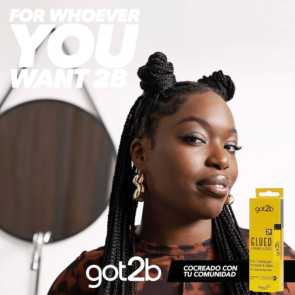 جل تثبيت الحواجب والحواف got2b Glued 4 Brows & Edges 2in1 Gel.