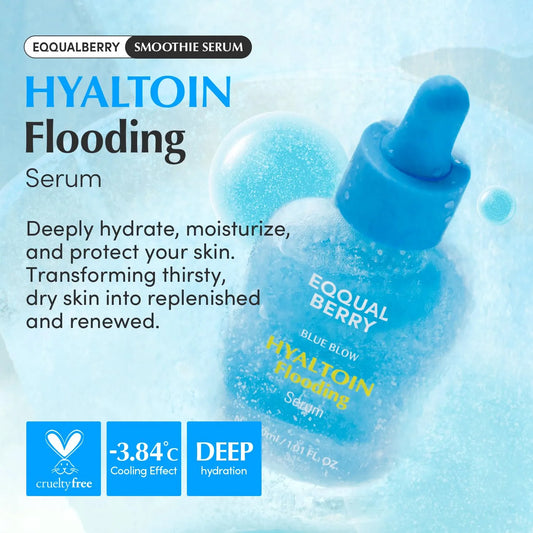 سيروم "Hyaltoin Flooding Serum" من علامة "Eqqualberry" الكورية للعناية بالبشرة