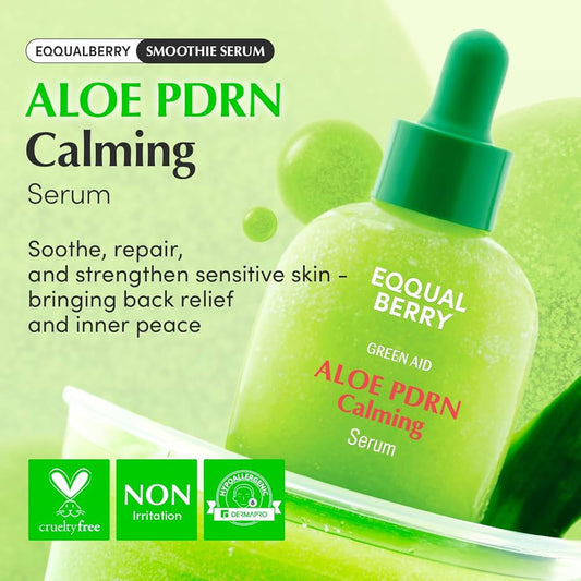 سيروم EQQUAL BERRY GREEN AID ALOE PDRN Calming Serum