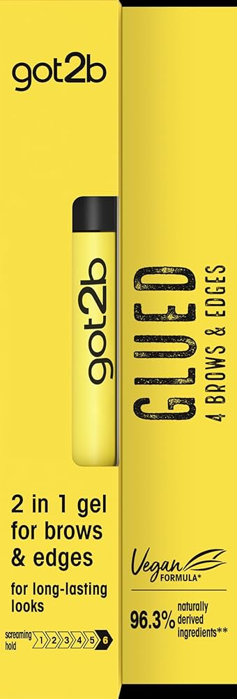 جل تثبيت الحواجب والحواف got2b Glued 4 Brows & Edges 2in1 Gel.