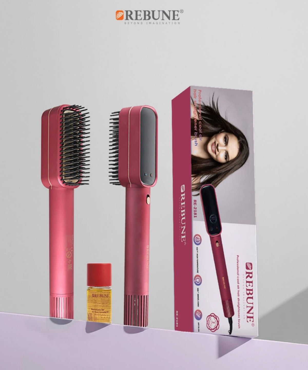 فرشاة فرد شعر ريبون RE-2181 شاشة لمس